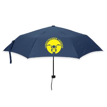Landstrassen Legende Motorrad - Regenschirm (klein) - Navy - Vorne
