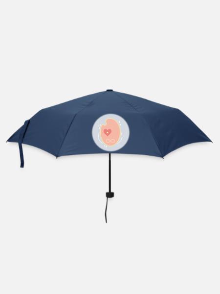 Der goldene Kokon - Regenschirm (klein) - Navy
