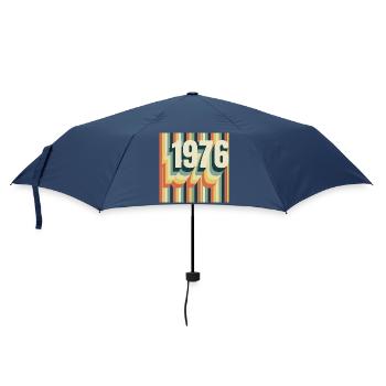 Vintage 1976 - Regenschirm (klein) - Navy - Vorne