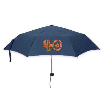 40. 40 YEARS. 40th ANNIVERSARY. 40TH ANNIVERSARY. - Umbrella (small) - navy - Front