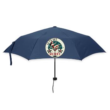 Festive Pin-Up Cocktail Design - Umbrella (small) - navy - Front
