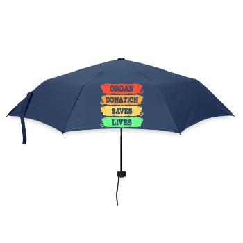 Liver Organ Donor Liver Donation Organ Donor - Umbrella (small) - navy - Front