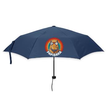 Capybara Retro Regenbogen Sonnenbrille - Regenschirm (klein) - Navy - Vorne