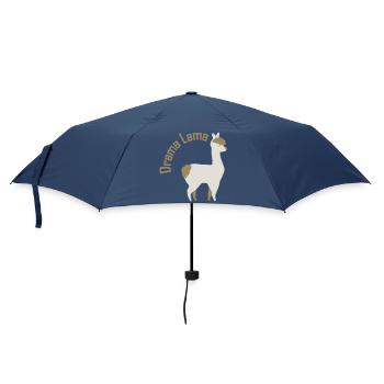 Dramalama - Regenschirm (klein) - Navy - Vorne