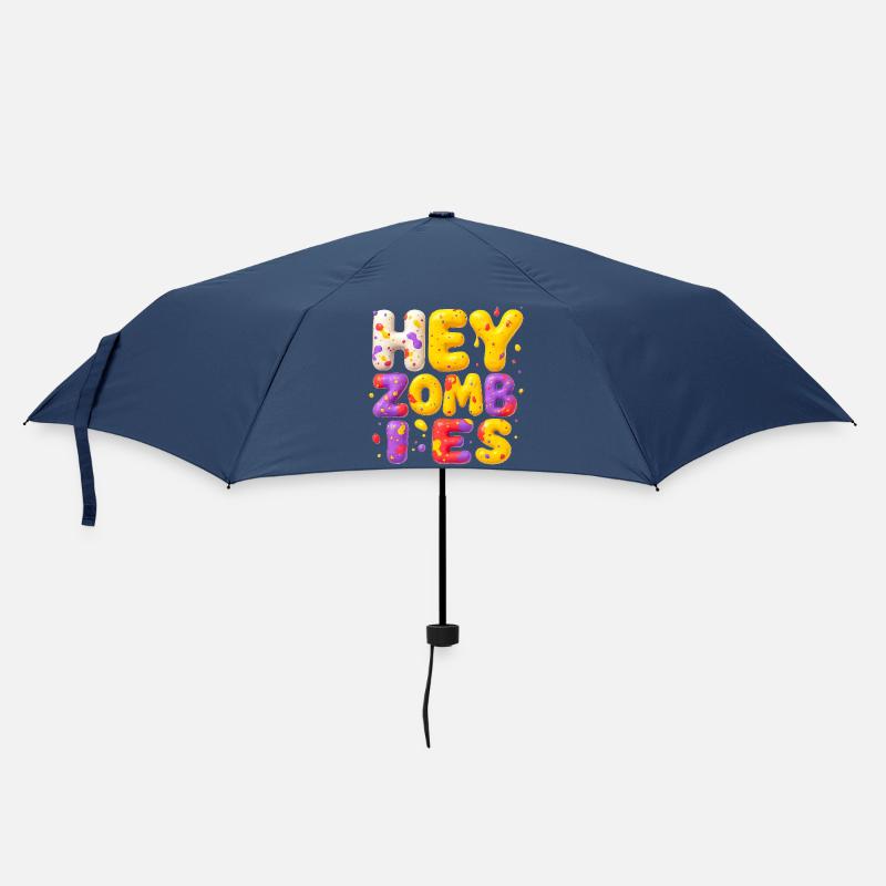Halloween & Zombie Design Cooler Fun - Regenschirm (klein) - Navy