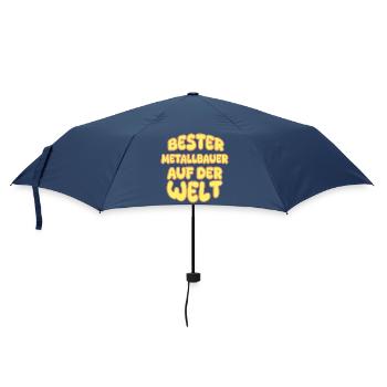 Beruf Metallbauer - Regenschirm (klein) - Navy - Vorne
