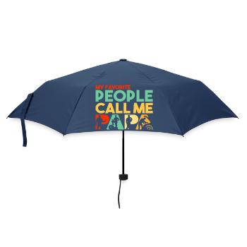 My Favorite People Call Me Papa Mechanic Dad - Umbrella (small) - navy - Front