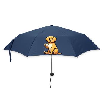 Labrador Labradorbesitzer Labradorliebhaber Labbi - Regenschirm (klein) - Navy - Vorne