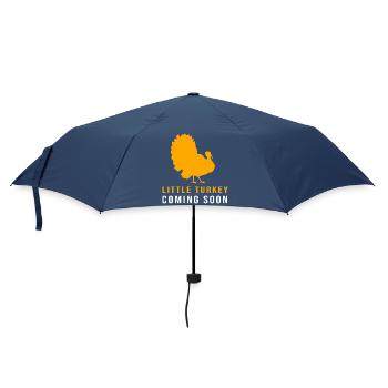Thanksgiving Gender Reveal Mom-to-be - Umbrella (small) - navy - Front