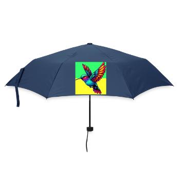 Kolibri - Regenschirm (klein) - Navy - Vorne