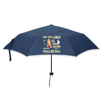 Psalm 20:5 May the Lord... - Umbrella (small) - navy - Front