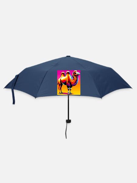 Kamel - Regenschirm (klein) - Navy