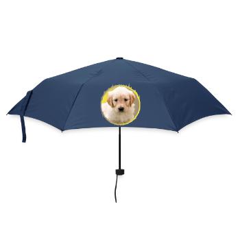 puppy - Umbrella (small) - navy - Front