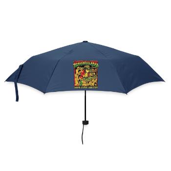 Christmas Soundsystem Dub Reggae - Regenschirm (klein) - Navy - Vorne