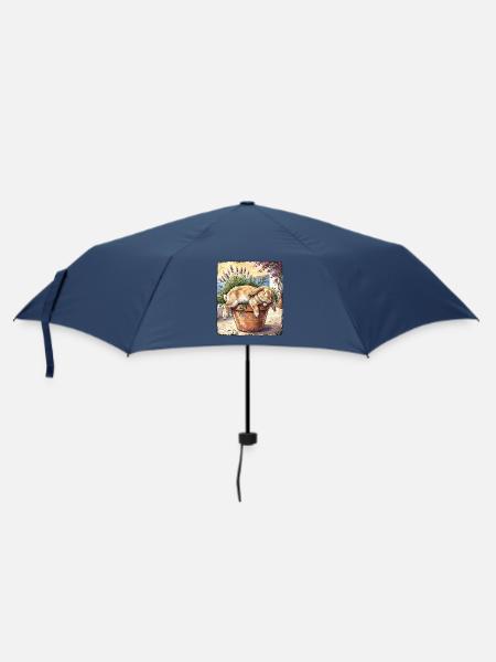 Siesta Kaninchen - Regenschirm (klein) - Navy