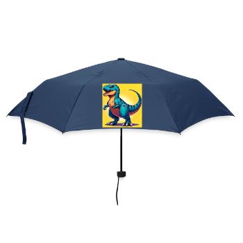 dinosaur - Umbrella (small) - navy - Front