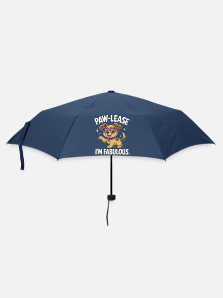 Pawlease Im Fabulous - Regenschirm (klein) - Navy