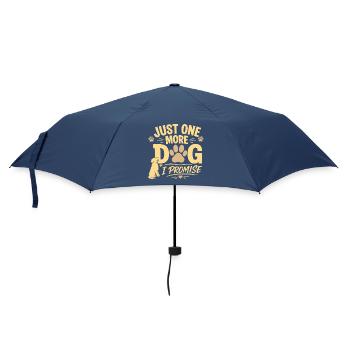 Nur noch ein Hund, ich verspreche lustiges Hundeliebhaber-Geschenk - Regenschirm (klein) - Navy - Vorne