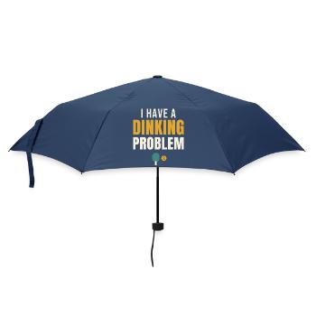 J’ai un problème de dinking Pickleball - Parapluie standard - marine - Devant