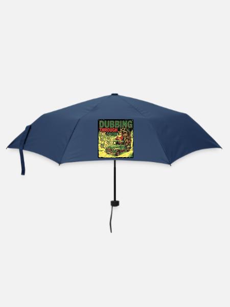 Dub Reggae Weihnachtsmann - Regenschirm (klein) - Navy