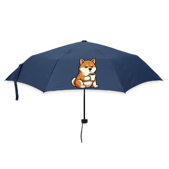 Shiba Inu Shibabesitzer Shibaliebhaber Shiba inus - Regenschirm (klein) - Navy - Vorne