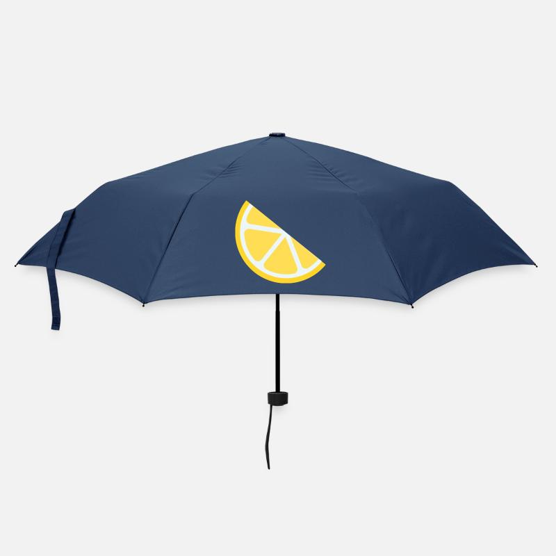 Lemon Slice Vintage Graphic - Parapluie standard - marine