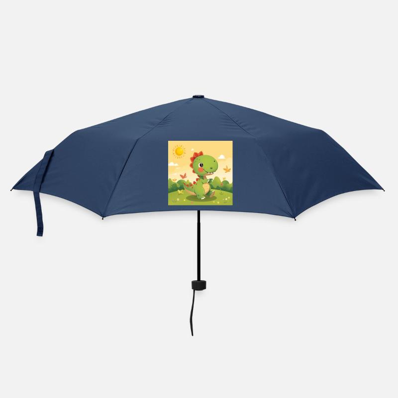 small dino - Umbrella (small) - navy
