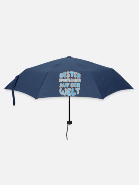 Sportlehrer als Berufung - Regenschirm (klein) - Navy