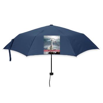 Alcatraz Lighthouse - Textilien und Geschenkartikel - Regenschirm (klein) - Navy - Vorne
