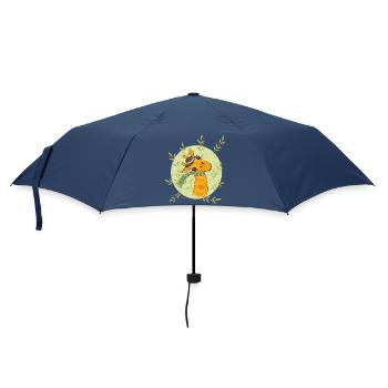 Girafe au printemps - Parapluie standard - marine - Devant