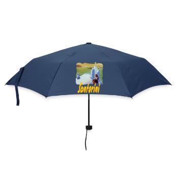 Santorini - Regenschirm (klein) - Navy - Vorne