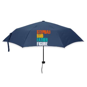 Stepdad Bod Father Figure Gradient - Umbrella (small) - navy - Front
