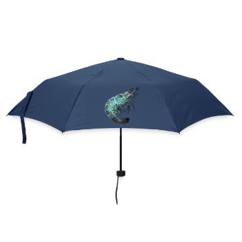 Röntgen Garnele Seafood - Regenschirm (klein) - Navy - Vorne
