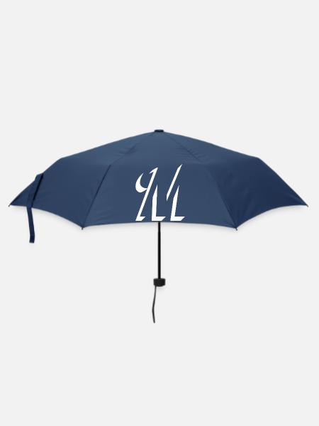 Letter M, Name, der Buchstabe M - Regenschirm (klein) - Navy
