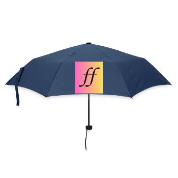 Fortissimo - Music Monogram Gradient - Umbrella (small) - navy - Front
