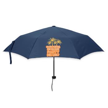 Geschenk für Kleopatra - Regenschirm (klein) - Navy - Vorne
