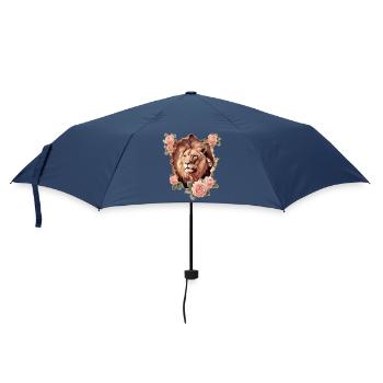 Lion Vintage - Parapluie standard - marine - Devant