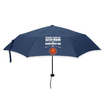 Alter Mann - Heidelberg Basketball Fan - Regenschirm (klein) - Navy - Vorne