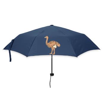 autriche range cartoon rayures Tigrée - Parapluie standard - marine - Devant