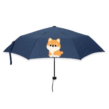 Shiba Inu - Umbrella (small) - navy - Front