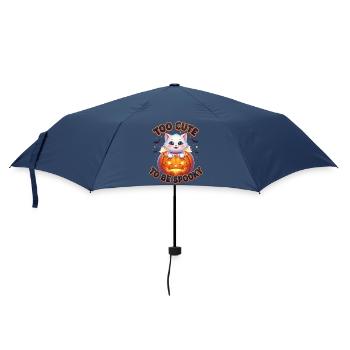 Too Cute To Be Spooky Cat - Umbrella (small) - navy - Front