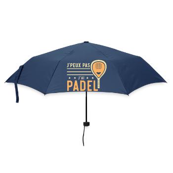 Je peux pas j ai padel - Parapluie standard - marine - Devant