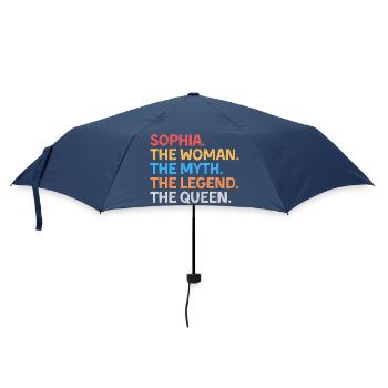 Sophia The Woman The Myth The Legend The Queen - Umbrella (small) - navy - Front