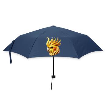 Nymphensittich (23) - Regenschirm (klein) - Navy - Vorne