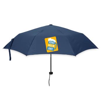 Wiesn Tracht Volksfest saufen Maß Bier - Regenschirm (klein) - Navy - Vorne