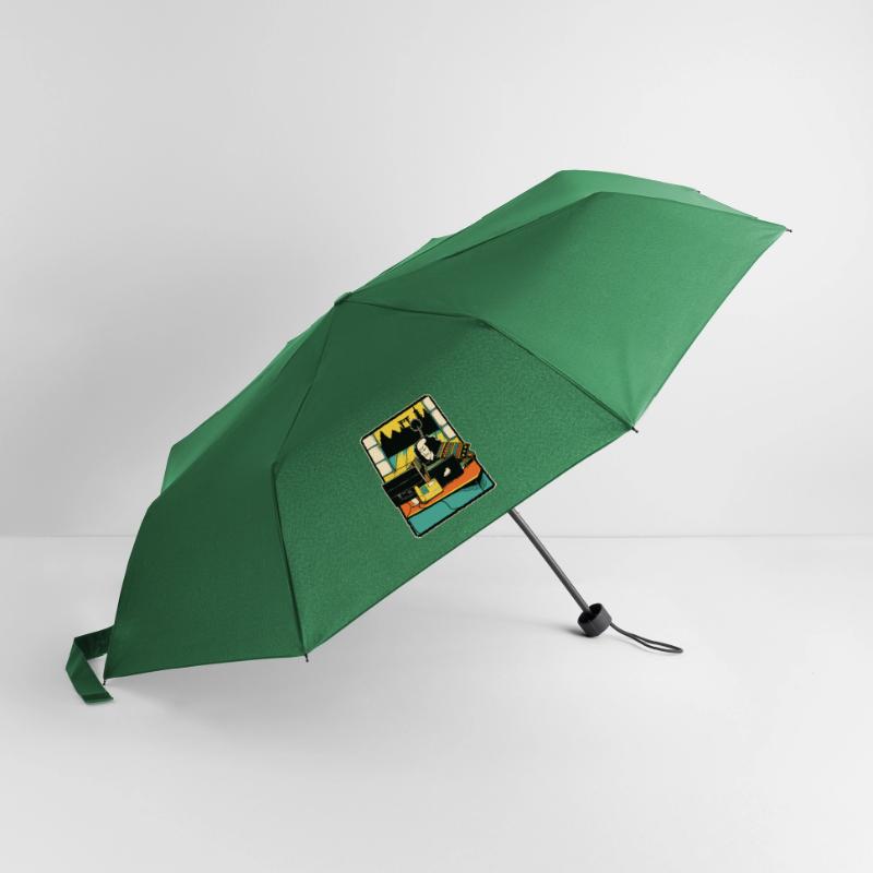 Samurai Computer Nerd Programmer Programming Umbrella (small)