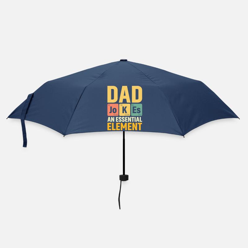 Daddy PERIODIC DAD JOKES AN ESSENTIAL ELEMENT - Umbrella (small) - navy