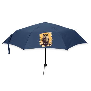 Hibou - Parapluie standard - marine - Devant