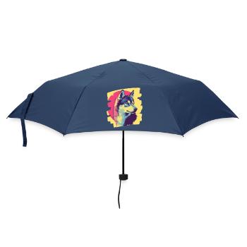 Husky - Regenschirm (klein) - Navy - Vorne