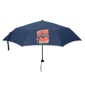 Dolphin - Umbrella (small) - navy - Front